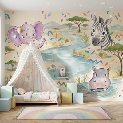 Papier peint safari Savanna