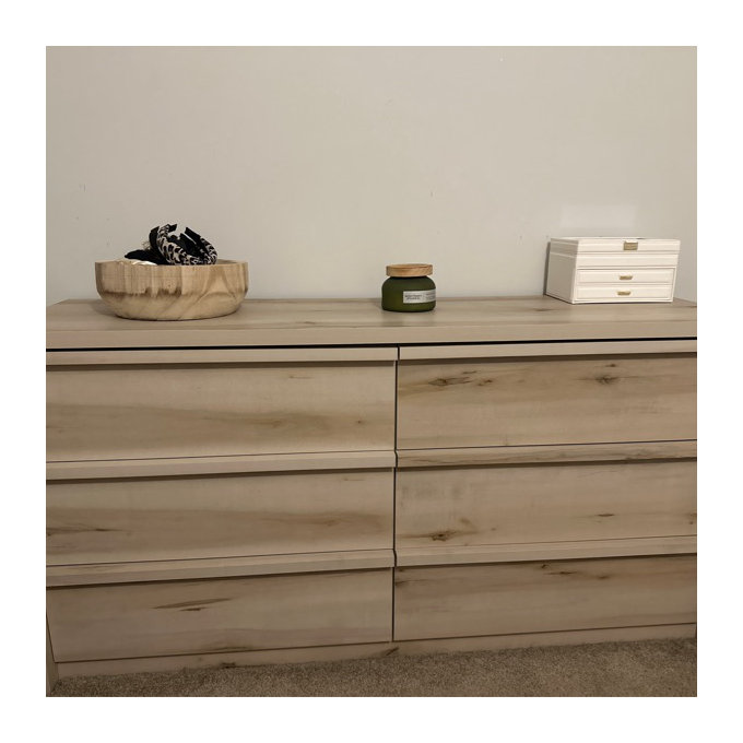 white christmas dresses Holston 6-Drawer Dresser in Natural main image 1