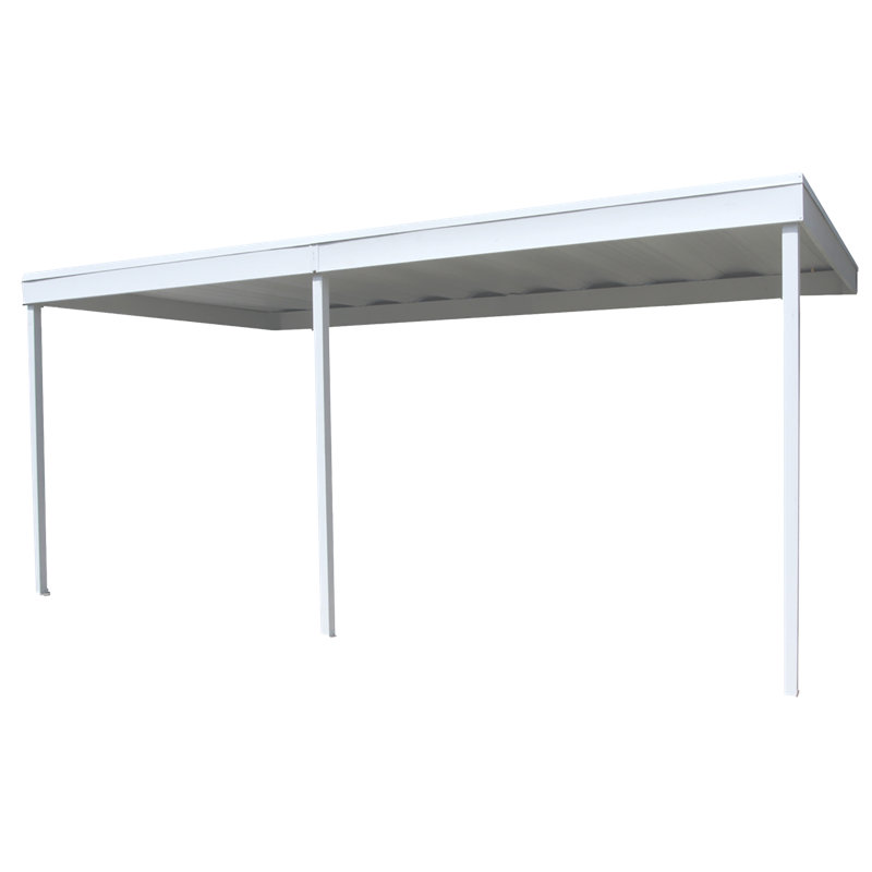 Attached Carport/Patio Cover Cool Grey, 10' W x 20' D