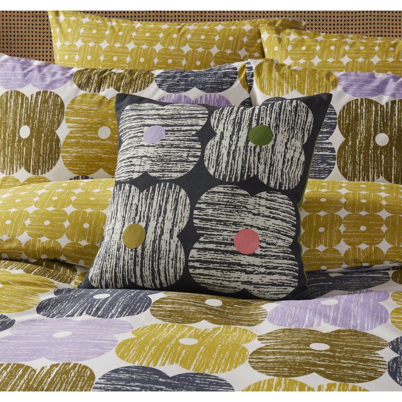 Multi Stem Fern/Ochre MF 50x50cm Cushion