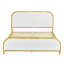 Structure de lit tapissier Lorrell Boucle-101121739