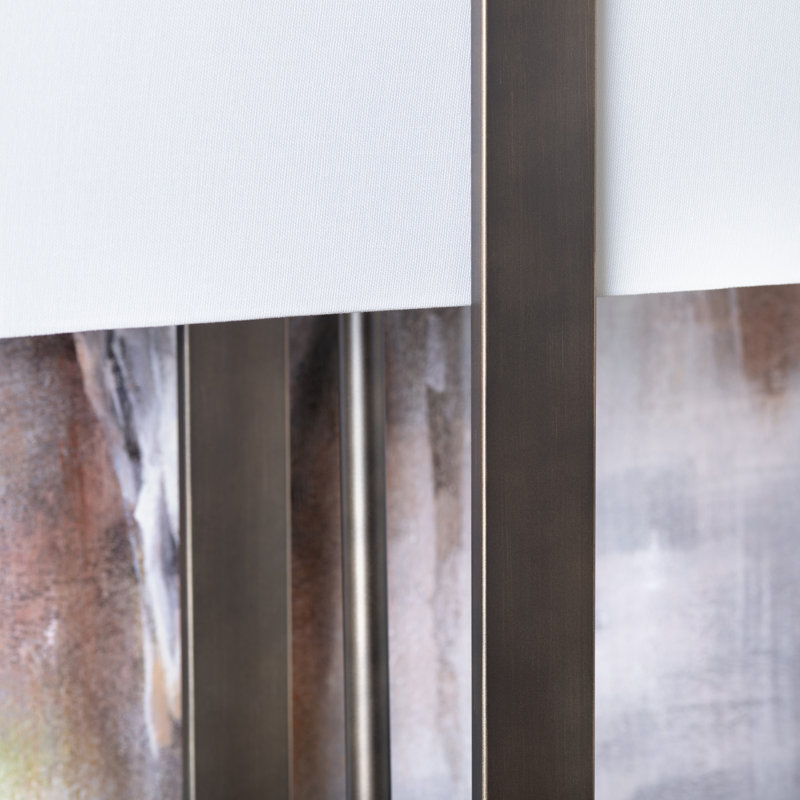 Set Of 2 Metal Table Lamps