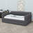 Tech-Ready Upholstered Bed With USB Connectivity And Bonus Trundle Bed-1060719432