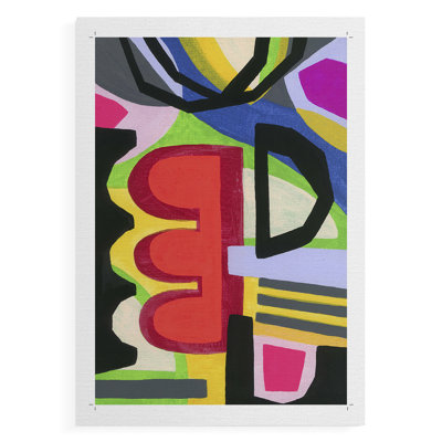 Bold Shape Shift I - Impression sur toile seulement - NON-CADRE