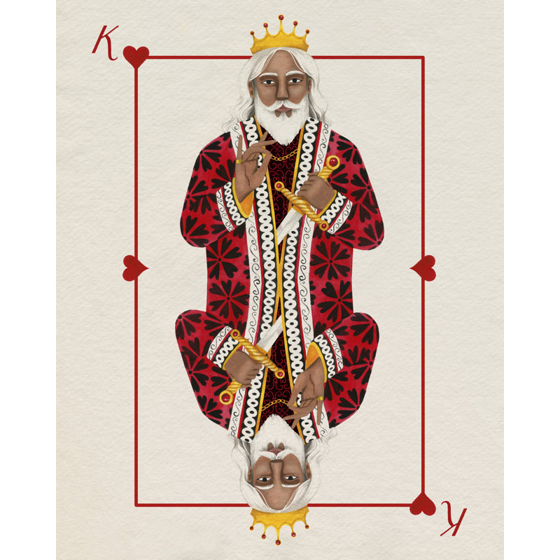 Royal Suits II by Grace Popp - Wrapped Canvas Print, 122cm H x 81cm W x 3.8cm D