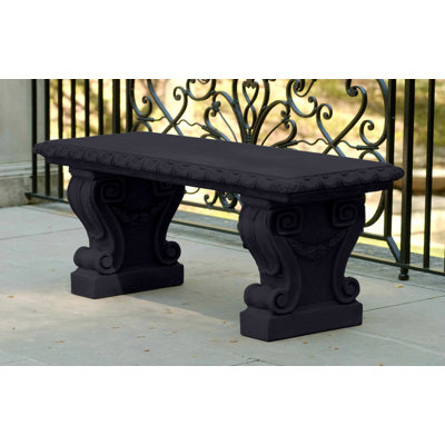 Longwood Cast Stone Garden Bench