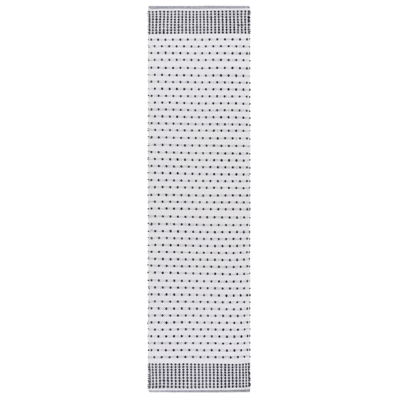 Tapis en coton à tissage plat Aitken, Tapis de couloir 2 pi 3 po x 9 pi