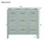Meuble-lavabo vert clair 36 po (lavabo non inclus) [armoire seulement], meuble-lavabo