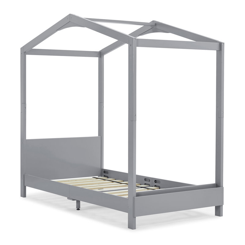 Lit simple Poppy House, Gris