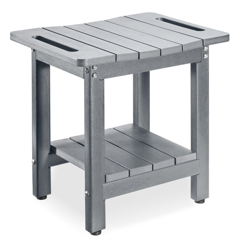 Bancs de douche en PEHD, Gris