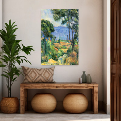 «Forest of Trees», reproduction d'art classique classique de la forêt côtière abstraite