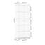 5‑Tiers Glass Display Cabinet with Lighting-75098883-75098882