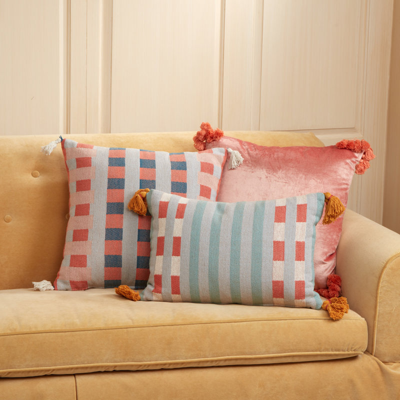 Housse et insert de coussin carré 100% coton Desert Sunset