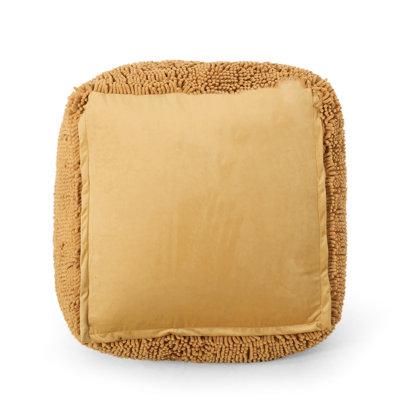 Pouf carré en microfibre Spongy