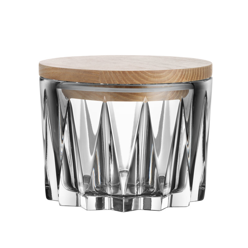 Bol décoratif scandinave en cristal transparent Sarek