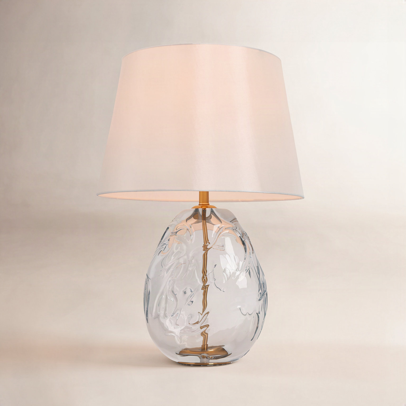 Glass Table Lamp