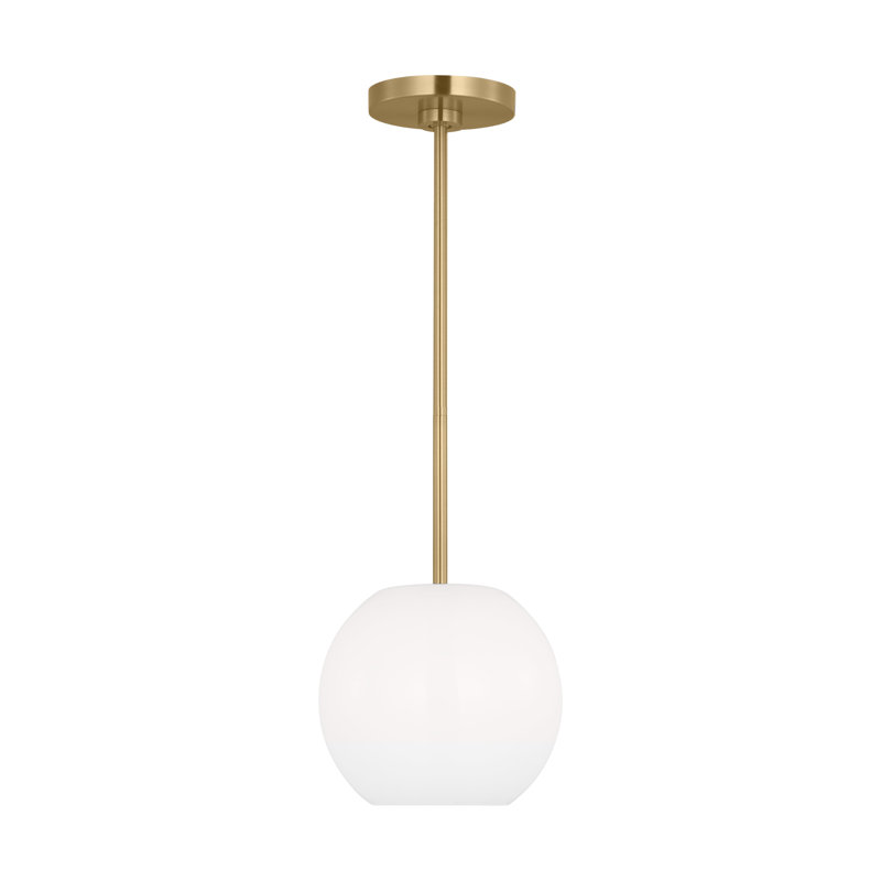 Luminaire suspendu simple à 1 lumière Frans, Oui, Bronze satiné