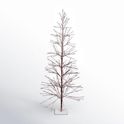 5.9' Lighted Artificial Cedar Christmas Tree