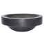 Eden Bath 17'' Black Stone Circular Bathroom Sink