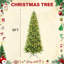 Arbre de Noël mélangé vert avec support, non pré-éclairé et pré-éclairé, 11 tailles disponibles-537880289-537880318