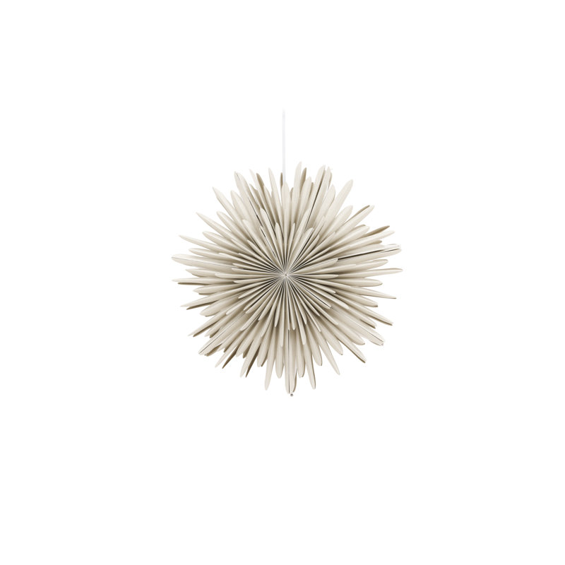 Brooklana 1 - Light Geometric Pendant, 46cm H x 46cm W x 46cm D, Beige