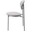 Chaise de salle à manger empilable en velours Crowley-823564228