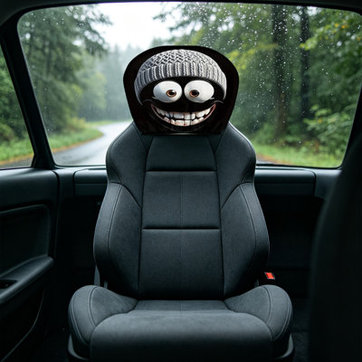 C loth pillowcase Printed Car Headrest Covers Stylish Automotive Head Pillow Protector CasesSoft Breathable Decorative Headrest Cushion Covers For Car Interior