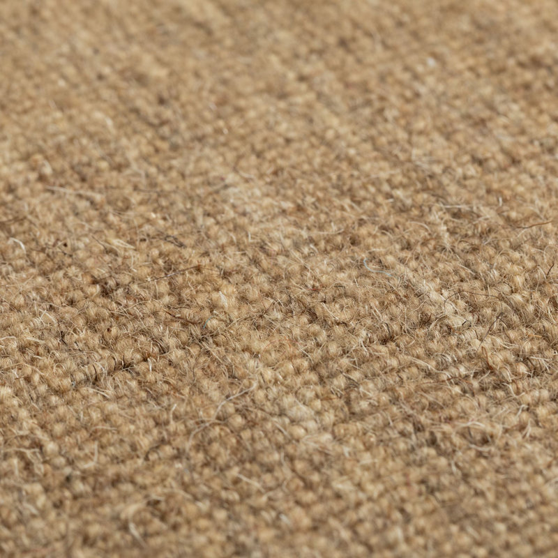 Poga Wool Hand Woven Area Rug, Rectangular 250 x 350 cm, Beige