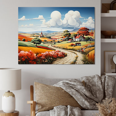 «Tarquility In The Countryside», reproduction sur toile