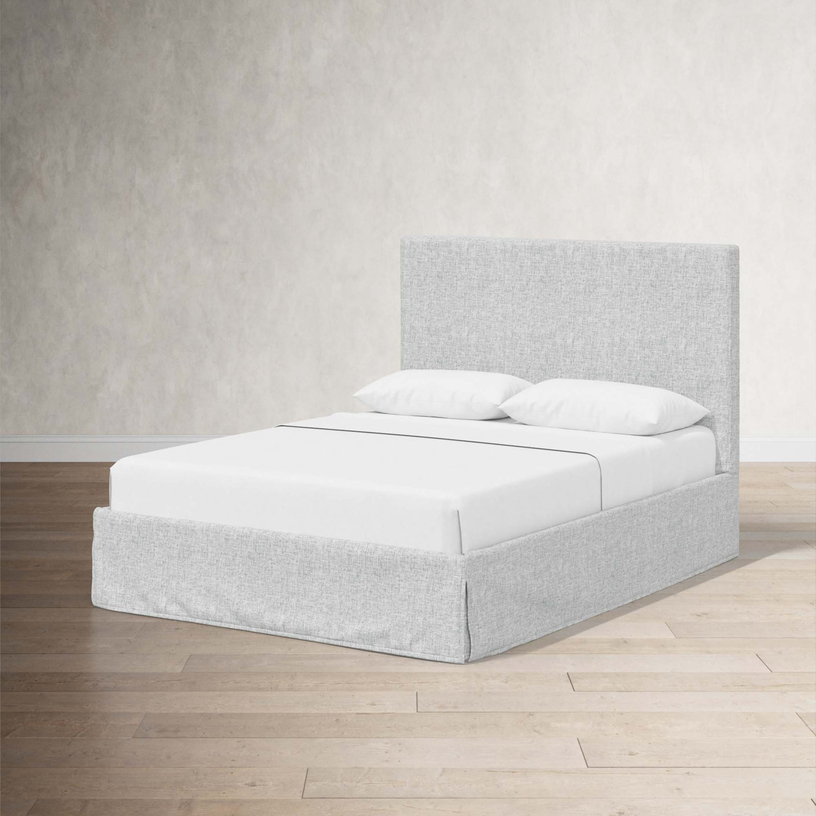 Verona Upholstered Slipcover Bed, Classic Chocolate Velvet, California King