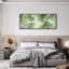 Très grande impression d'art mural vert forêt - œuvre de paysage naturel pour le salon ou la chambre à coucher-117800554