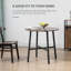 Abdulhay Round Metal Base Dining Table