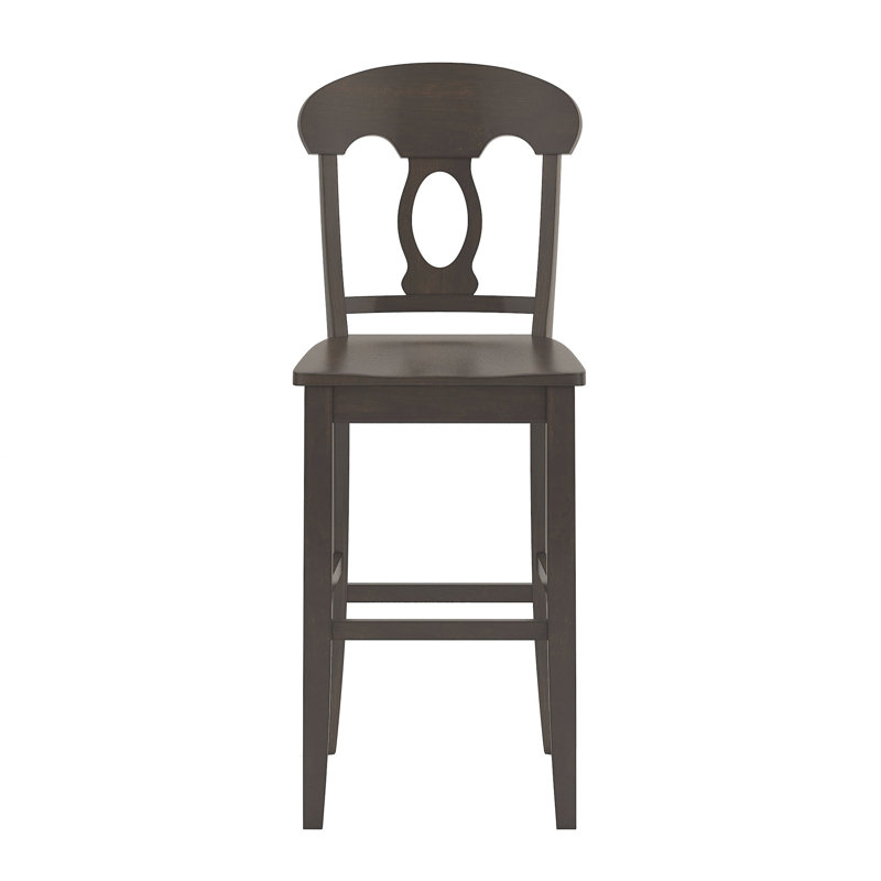 Beaufort Solid Wood Counter Stool, Antique Black, Bar Stool (29” Seat Height)