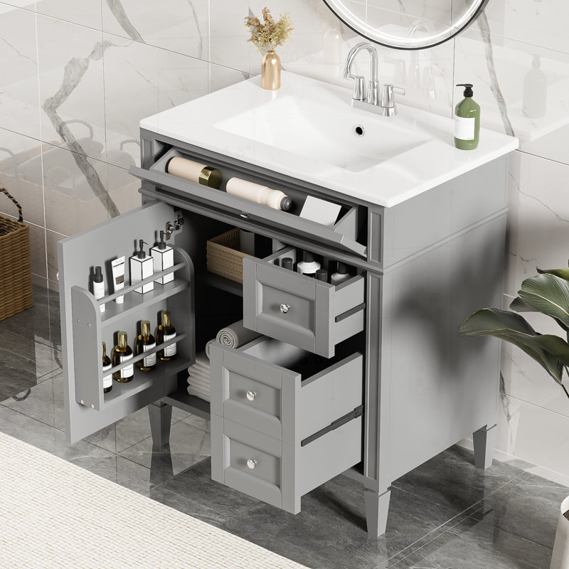 Meuble-lavabo 30 po avec lavabo supérieur