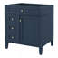 Meuble-lavabo de salle de bain de 30 po sans lavabo supérieur, armoire de rangement moderne avec 2 tiroirs et un tiroir rabattable (BASSIN INCLUS)-1465345611