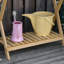 Table de jardin avec banc de jardinage