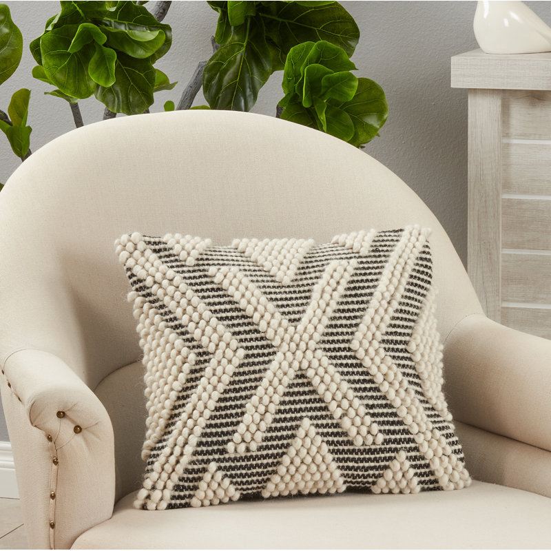 Havok Collection Cotton Throw Pillow, Down Blend