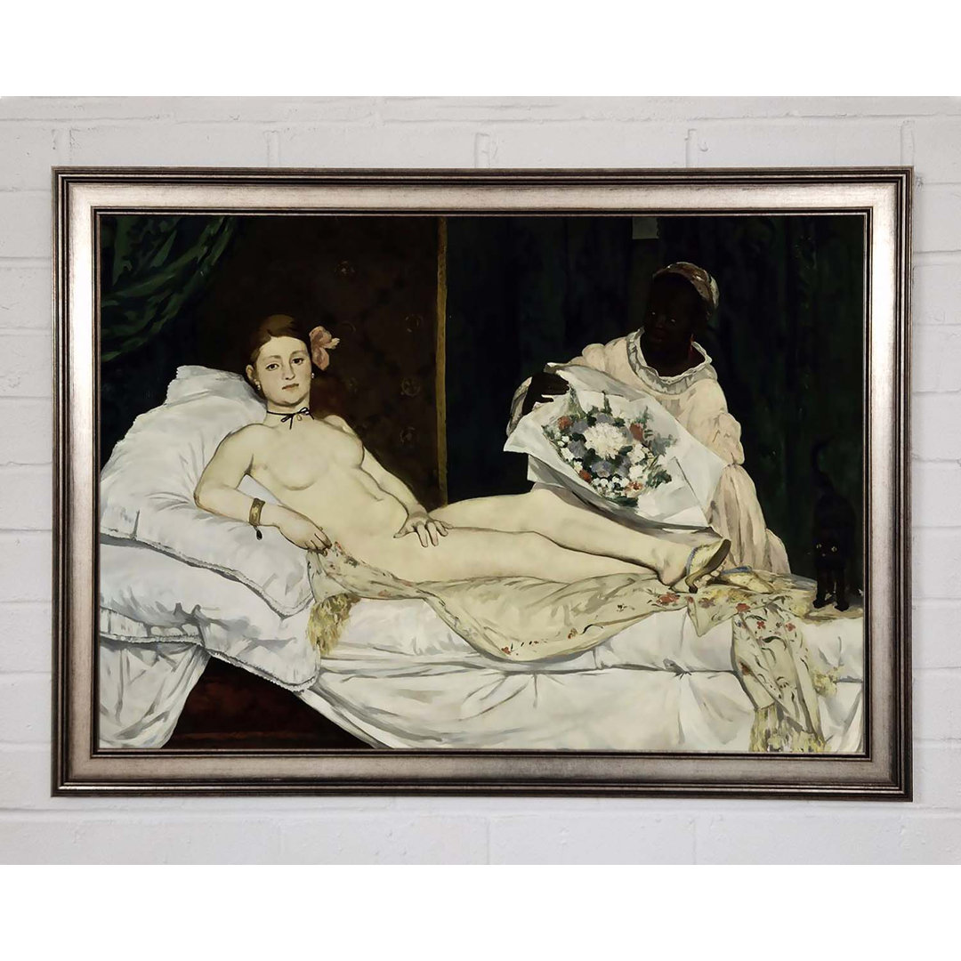 Manet Olympia - Einzelner Bilderrahmen Kunstdrucke