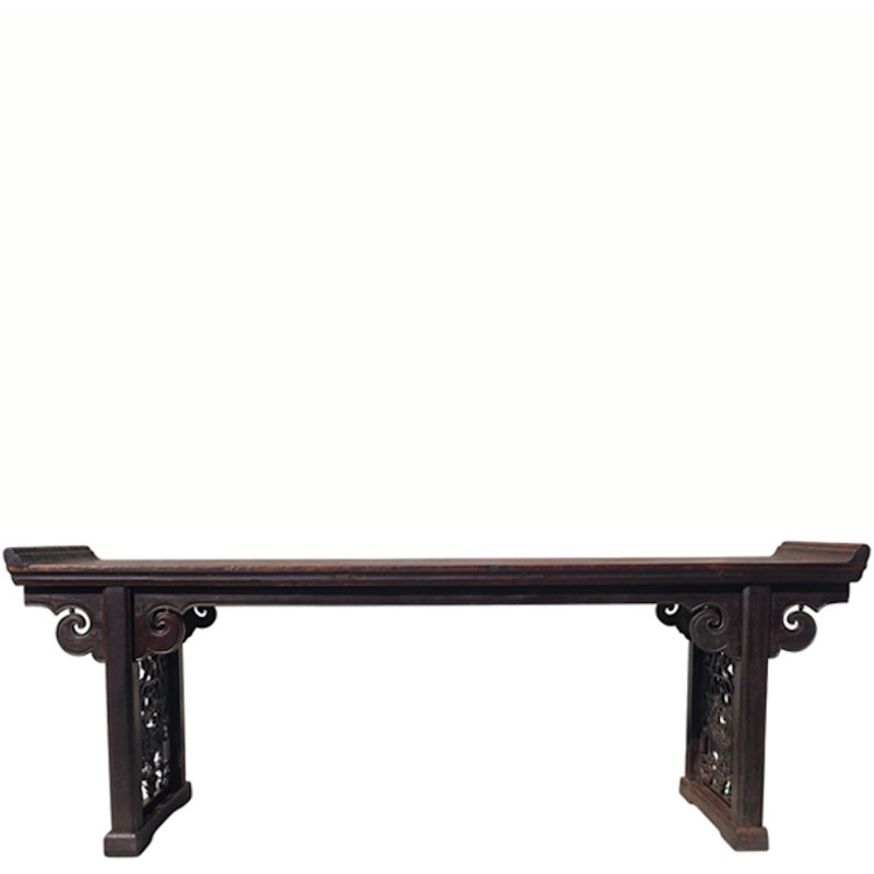 107.1 in. Solid Wood Console Table
