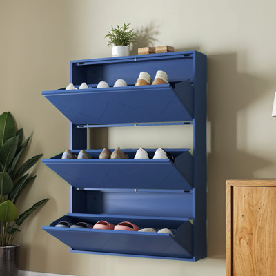 3 Tier Metal Shoe Cabinet