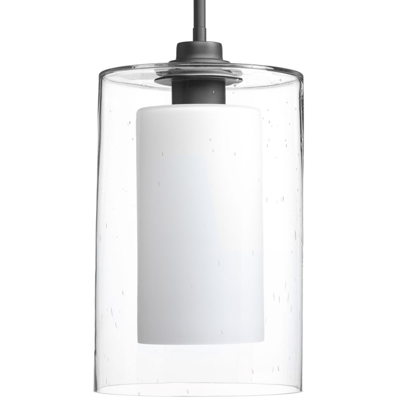 Lewter 1 - Light Single Pendant, 13.5" H x 7.75" W x 7.75" D, Graphite
