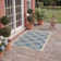 Arneshia Geometric Blue/Beige Area Indoor/Outdoor Area Rug