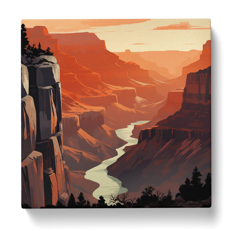 Grand Canyon Deco - No Frame Print
