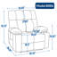Fauteuil inclinable à double moteur en cuir à deux positions Infinity Power Lift-118333402