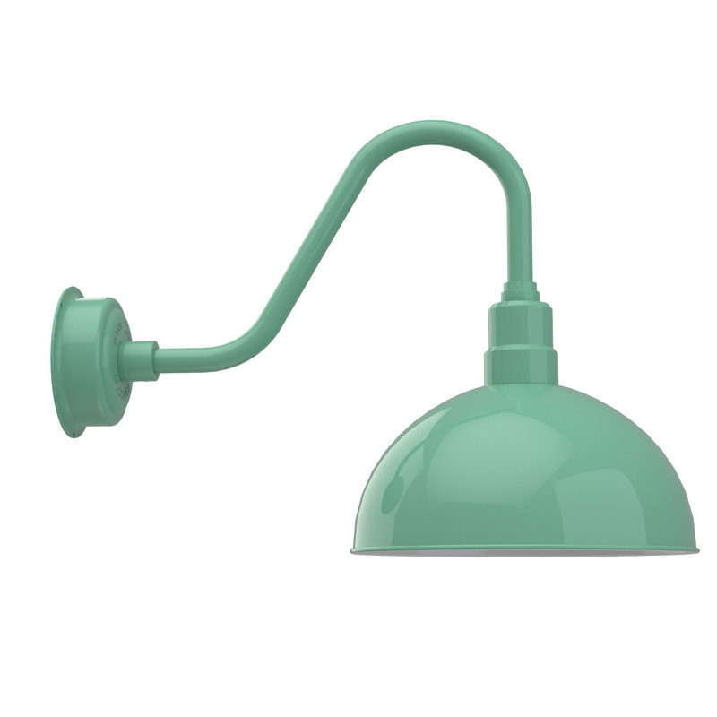 Luminaire de grange d'extérieur Abbie, Jade, H 18,62 po x l 14 po x P 26 po