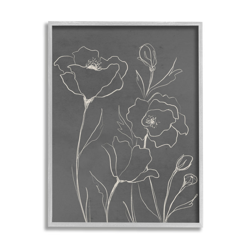 Floraison de pétales de fleurs botaniques, H 14 po x l 11 po x P 1,5 po, Estampe numérique Farmhouse