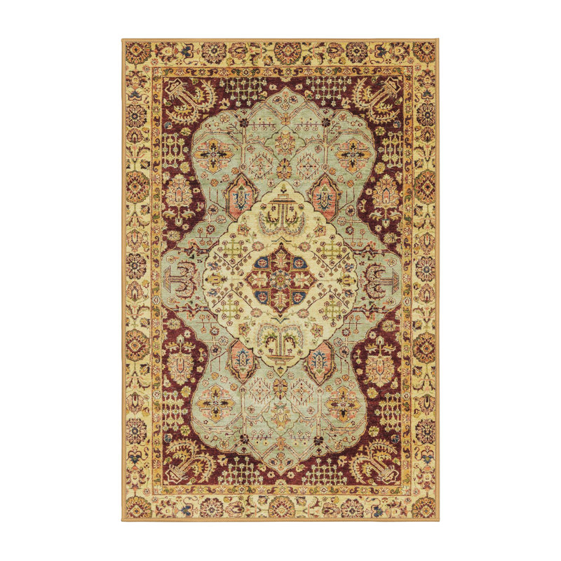 Abstract Indoor Rug, Rectangle 7' x 10'