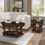 Ensemble de 3 pièces: table basse, table de bout et table d'appoint, ensemble de table basse de salon, table basse et deux tables de bout et table d'appoint-782646349