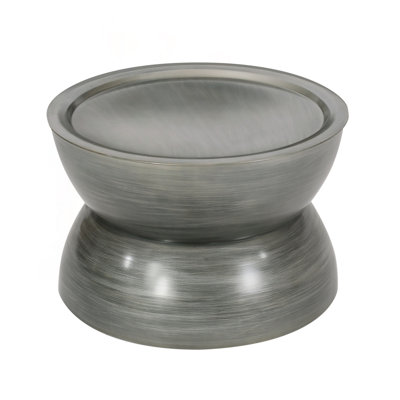 Modern Iron Hourglass Coffee Table