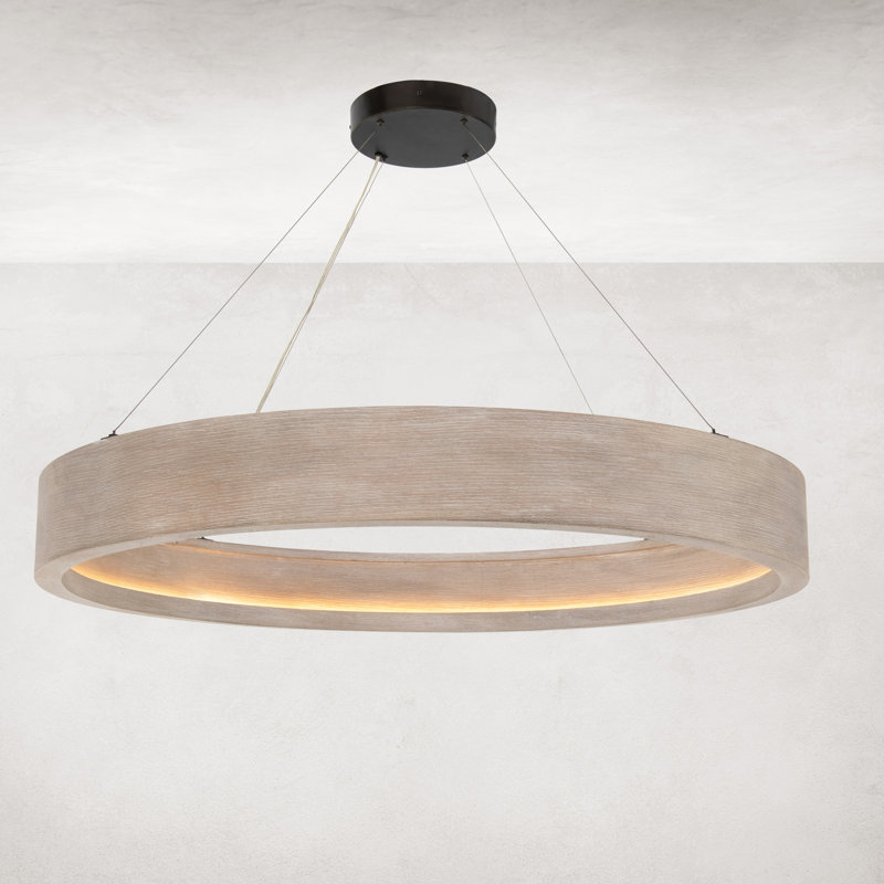 Baum 1 - Light Chandelier, Black Oak, 25" H x 48.5" W x 48.5" D